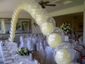 Top table double balloon arch